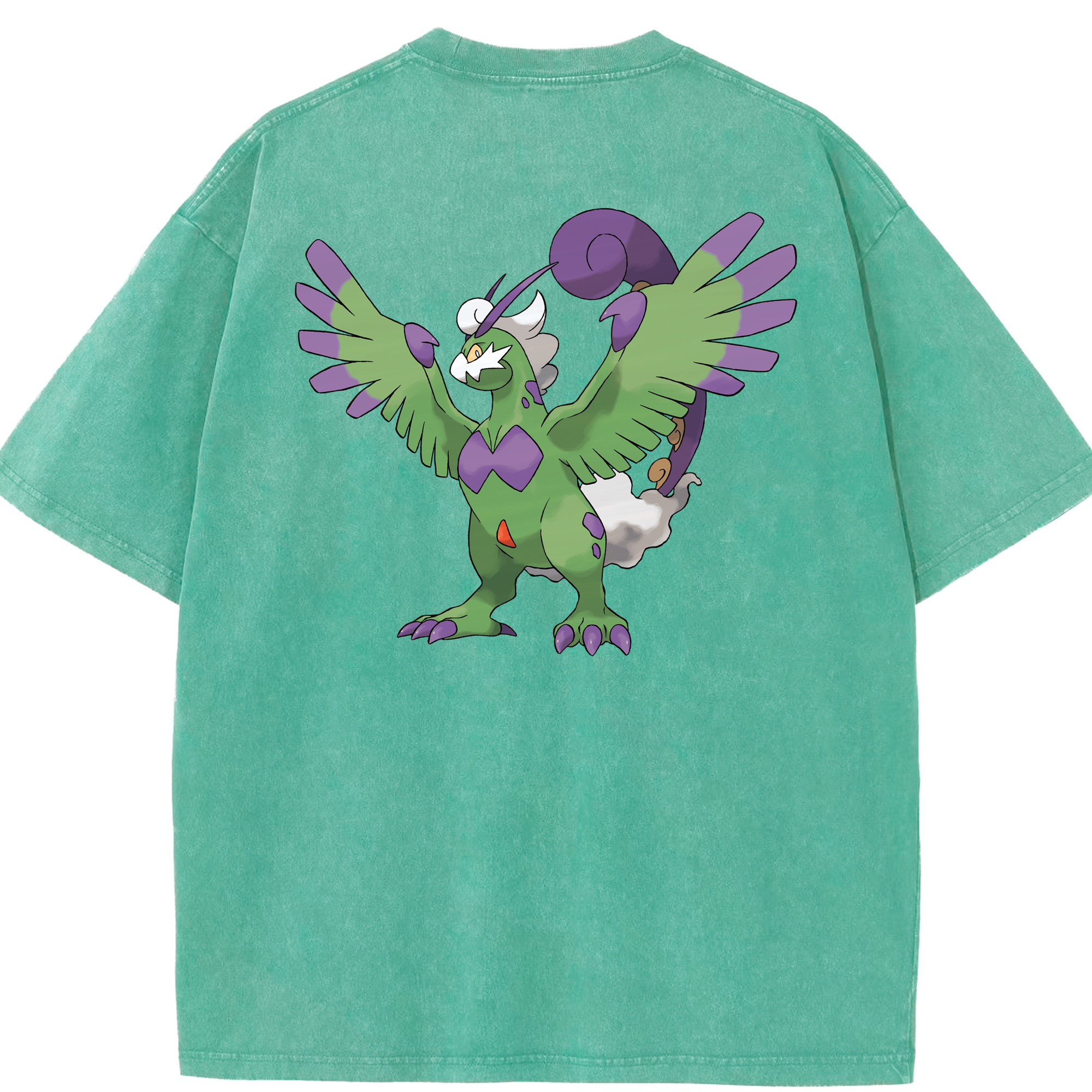 （画像用） ポケットモンスター Pokémon 綿100% ヴィンテージ風 半袖Tシャツ（背面プリント）